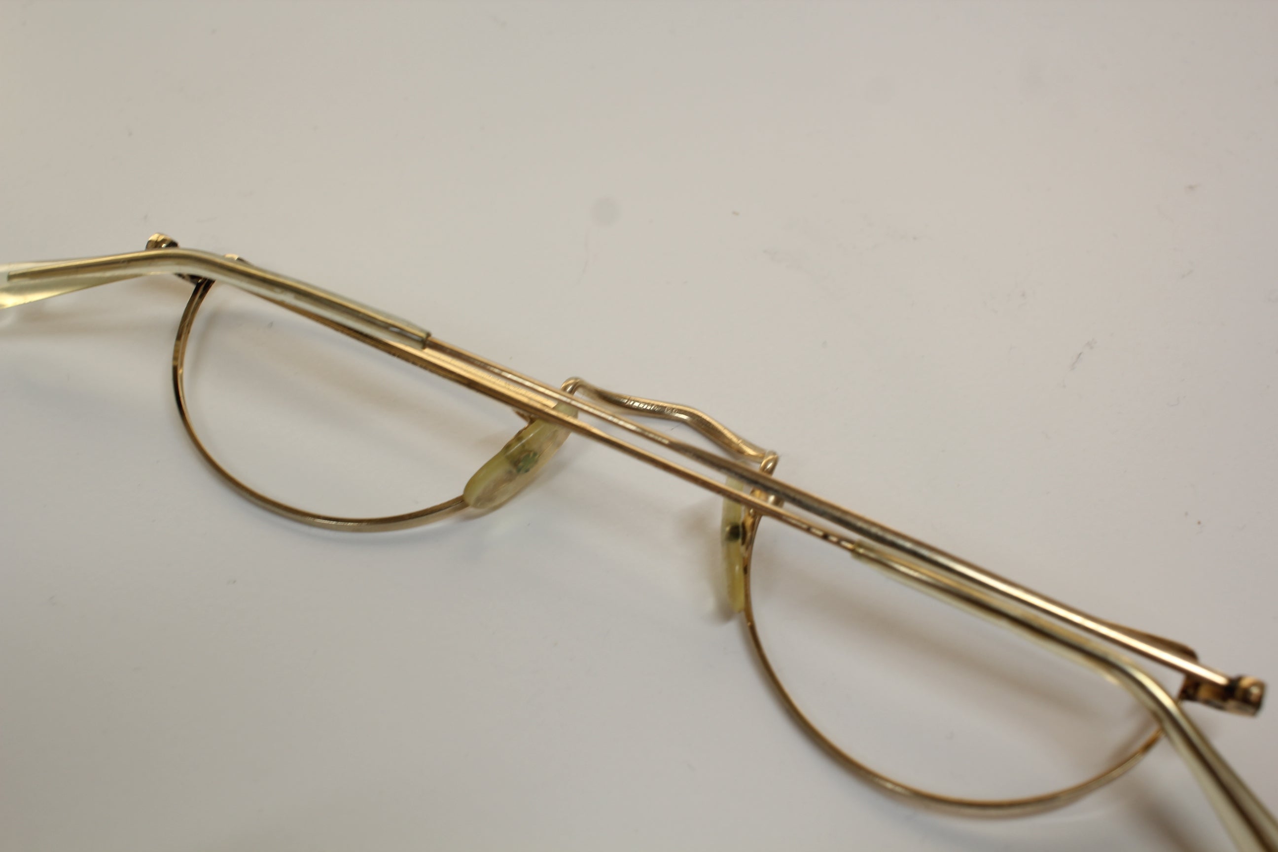 ALGHA 20 GOLD HALF EYE EYEGLASSES READERS
