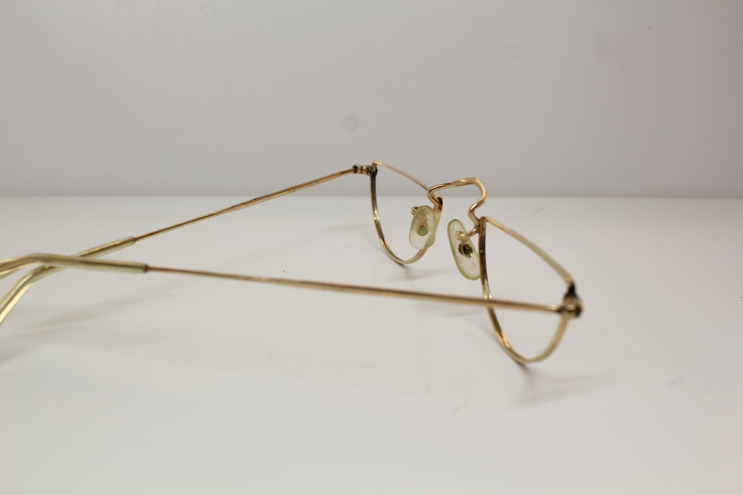 ALGHA 20 GOLD HALF EYE EYEGLASSES READERS