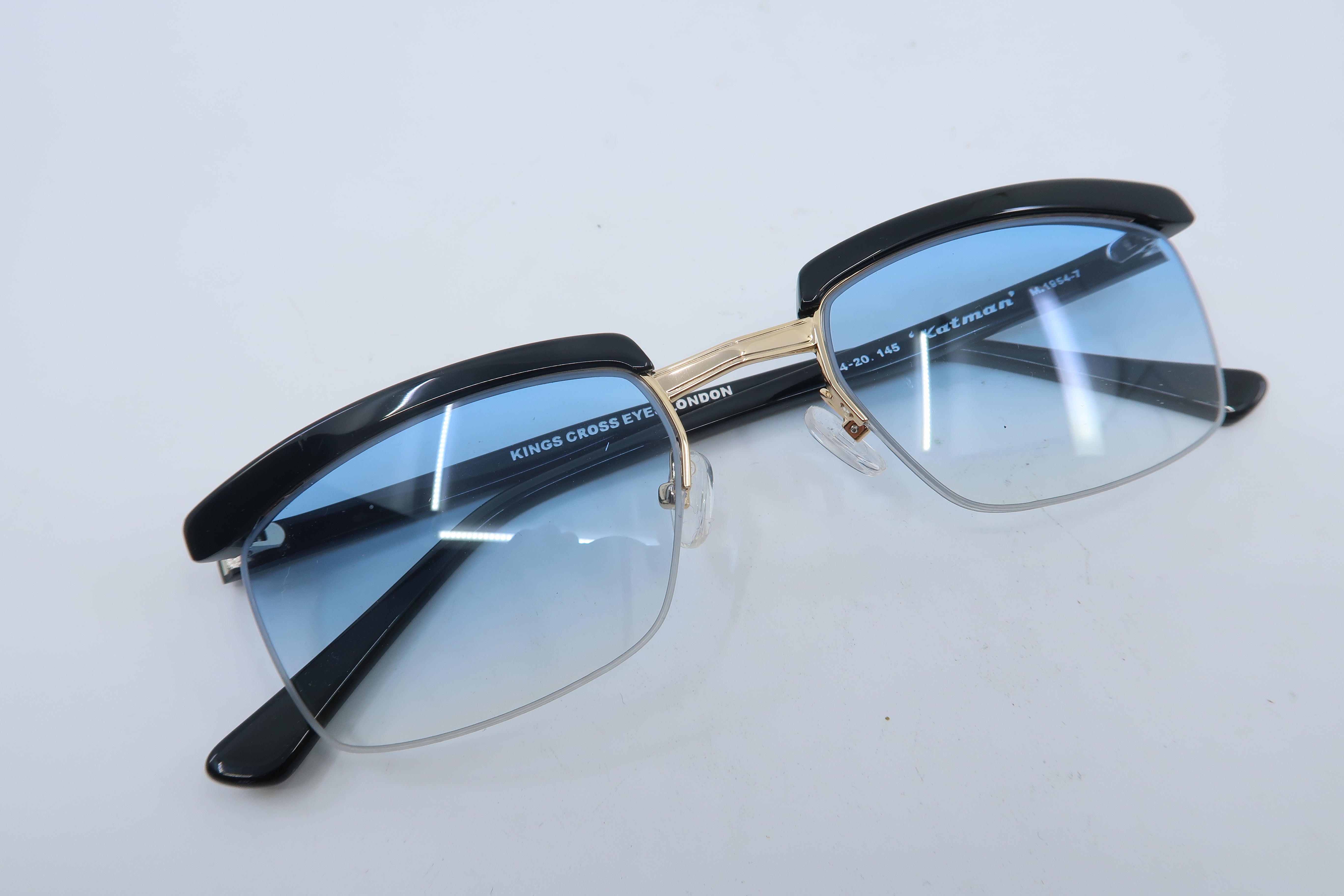 OUR OWN BRAND KX KATMAN Mod. 1954-7 BLUE GRADIENT SUNGLASSES